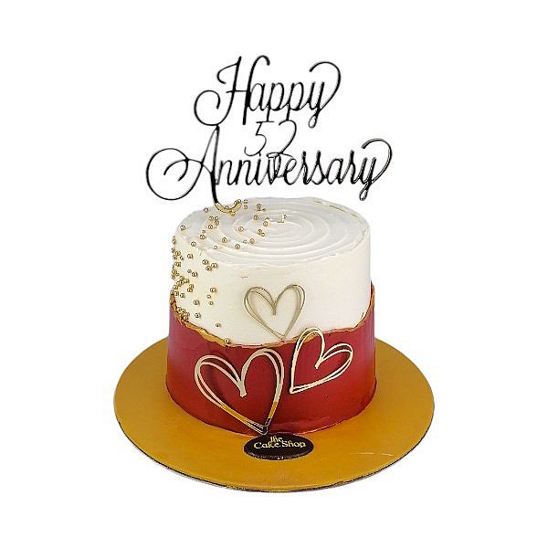 "Love hearts cake"
